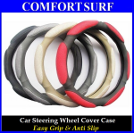 Easy Grip Anti Slip PU Leather Car Steering Wheel Cover Protective Case